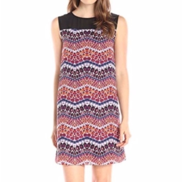 SAM EDELMAN Sleeveless Going Gray Z Dress Size Small in Multi Mosaic Print - Picture 16 of 16